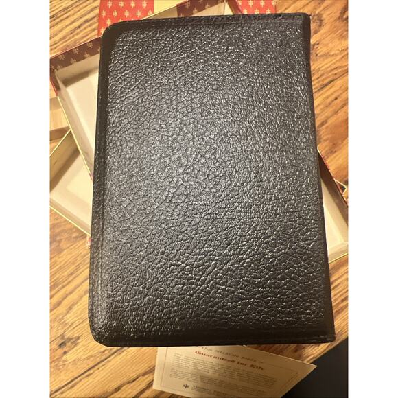 Nelson Young Reader's Bible NIB 1972 #114Z Zipper W/ Cross Black Faux Leather - Picture 9 of 12
